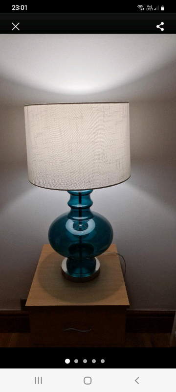 Like New Oak Furniture Land Kyoto Lamp