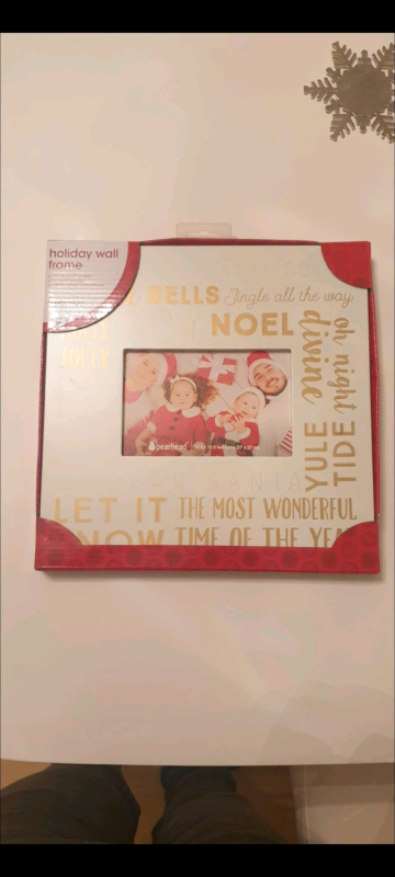 RACHELPersonalised Christmas tree spinner. Holiday Wall frame 