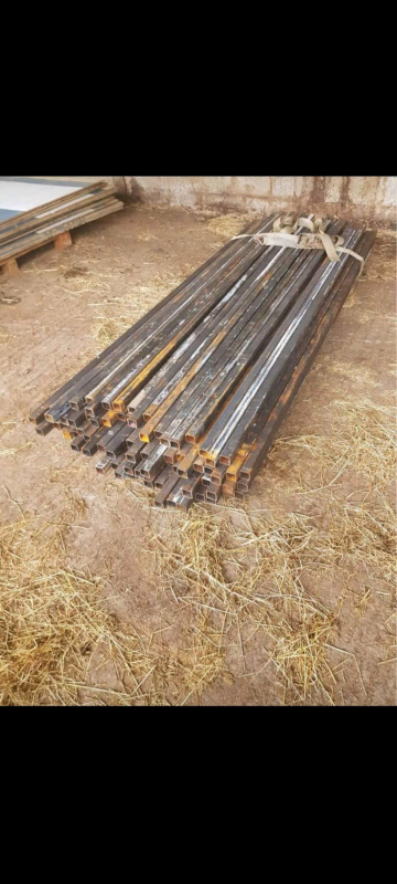 40mm x 40mm box section (steel bars)