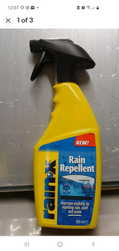Rain X Rain Repellent (car, jeep, tractor, home window & shower glass)
