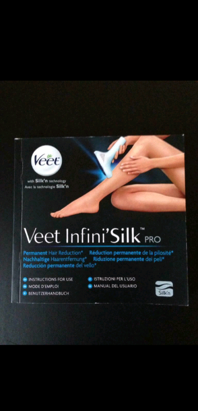 Veet infini silk pro permanent hair removal system. Ideal gift. 