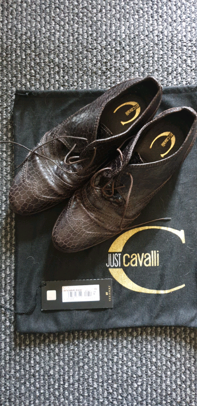 Just Cavalli brown brogues 