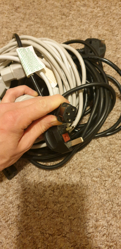 Kettle Cables Power Plugs UK IEC C13 Mains Leads - 8 x 1.8M 1 x 1.5M w