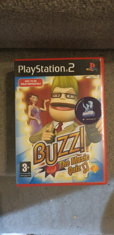 PlayStation 2 Buzz the Music Quiz Game New 