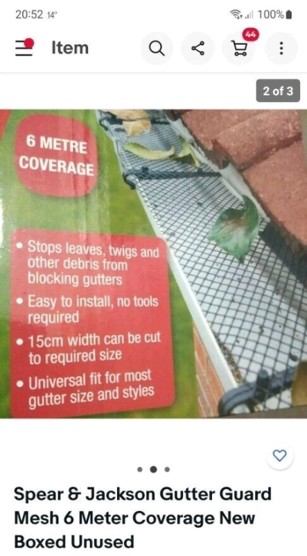 Gutter guard.