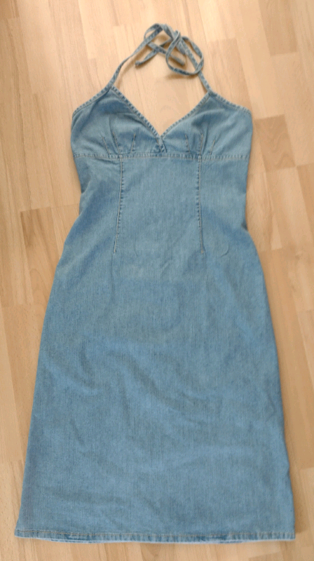 Fitted Denim Summer Dress