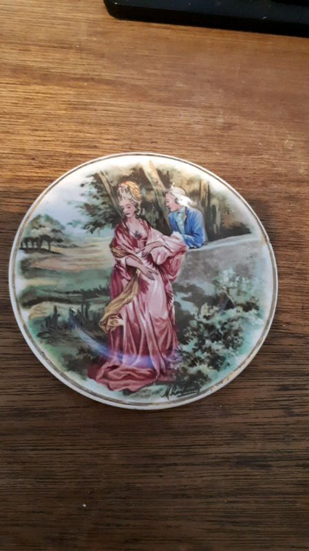 Staffs teaset co small china plate 
