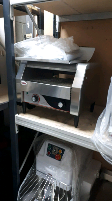 Commercial electric conveyor bun toaster new