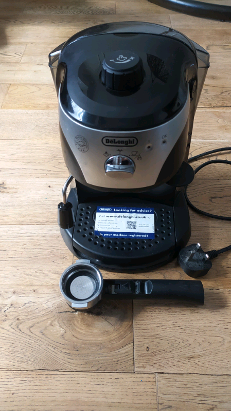 USED ONCE. DeLonghi EC220.CD coffee machine