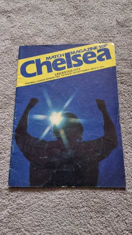 Chelsea matchday programme 