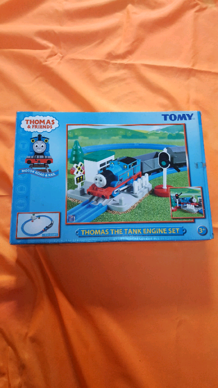 Thomas the tank engine train set (boxed as new).