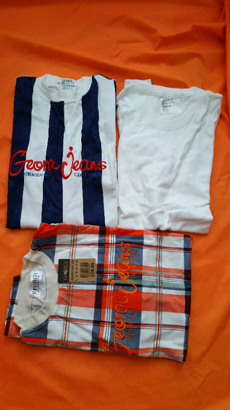 image for Men's T-shirts (brand new) in size Medium-large.