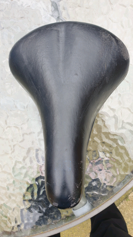 Bicycle saddle .