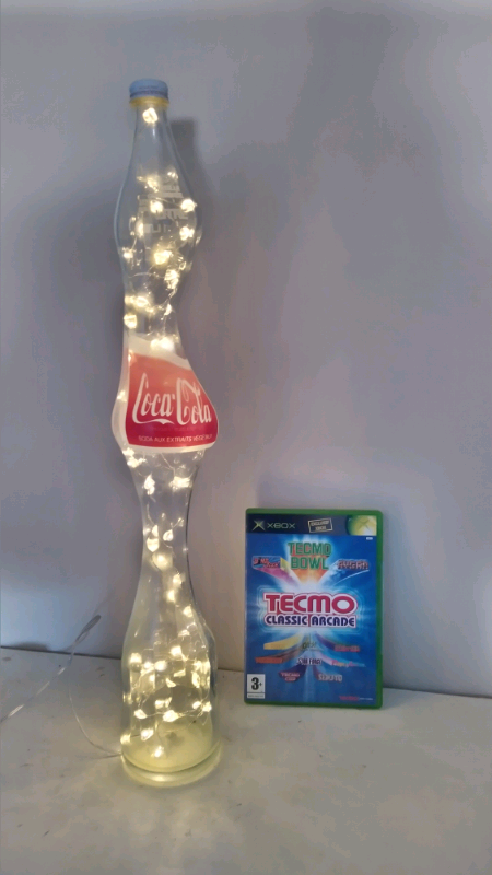 vintage 1L 1 litre coca cola coke advertising bottle hobbleskirt LED l