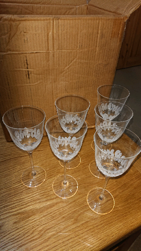 Set of six Wine glasses