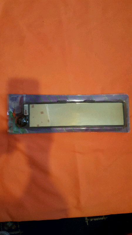 Wide angle visionbrear view Mirror (brand new with Instructions).