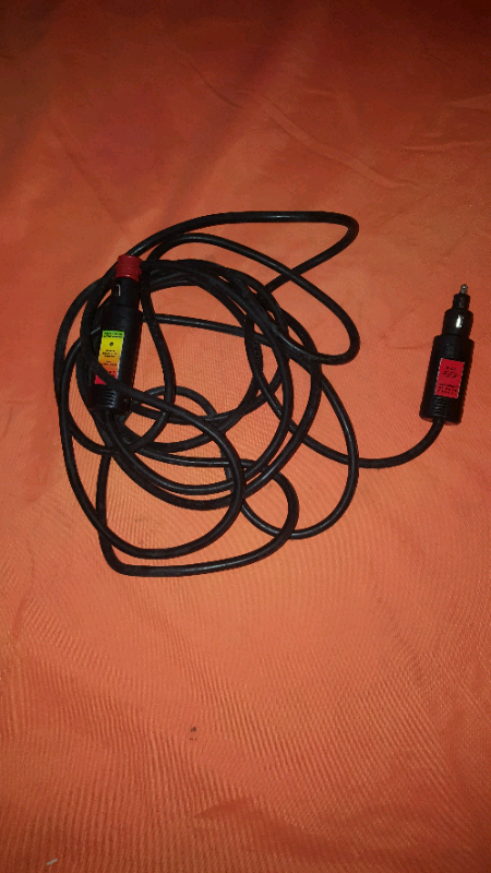 Cigarette lighter jump leads (brand new without box)