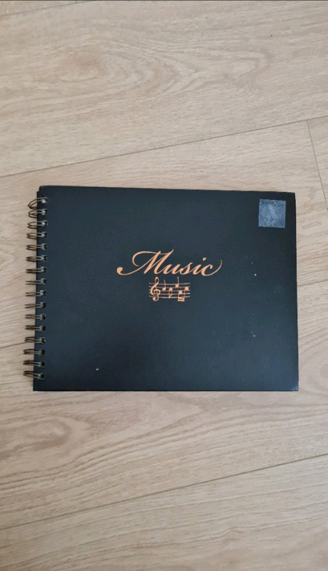 Black Wire-o Music Journal