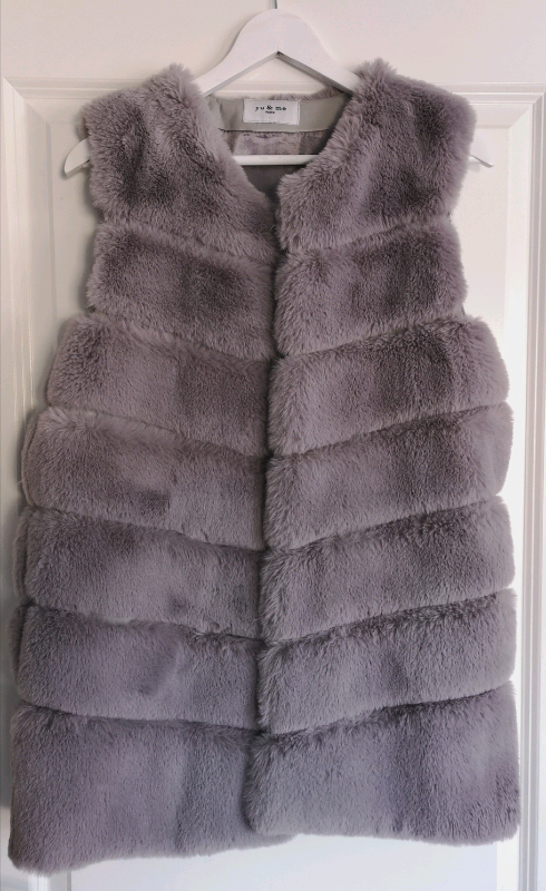 YU&ME BEAUTIFUL FUR GILET M-L