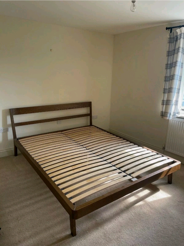 Original Habitat Tatsuma King Size Bed Frame - WalnutBRAND NEW! 