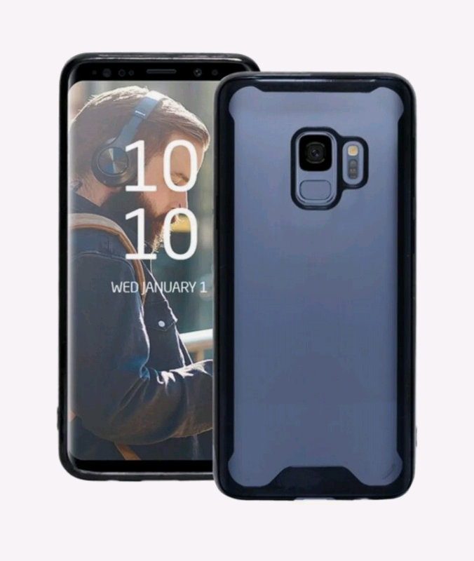 Groov-e Samsung S9 Clear CaseEdge Black. Bumper case
