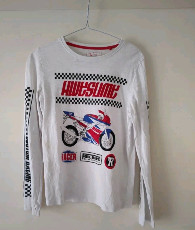 New Tu Long Sleeve Motorbike Cotton Top Immaculate 