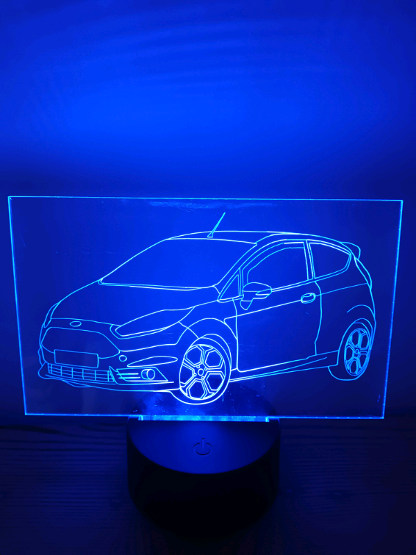 Ford Fiesta MK7 ST180 LED Illuminated Etching Display Light Colour