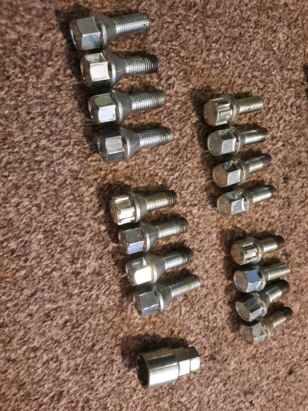 Car locking bolts/nuts 
