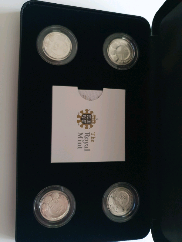 2010 2011 Silver Capital Cities £1 coin collection 