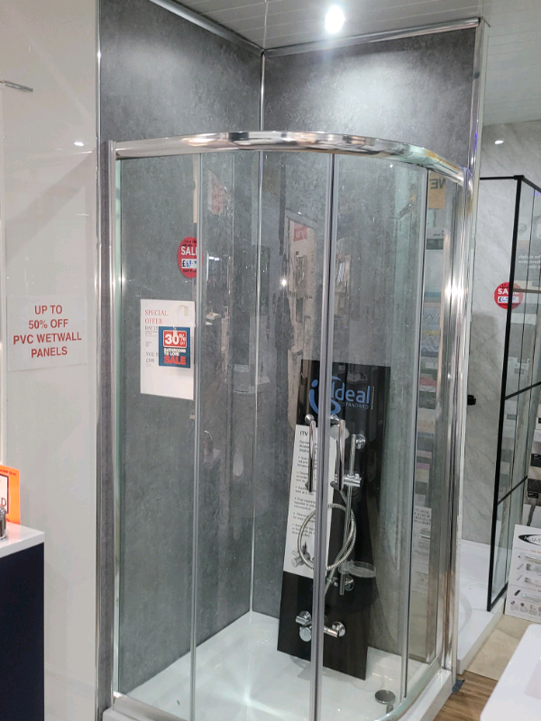 Grey matt wetwall  panels 1m x 2.4m x10mm