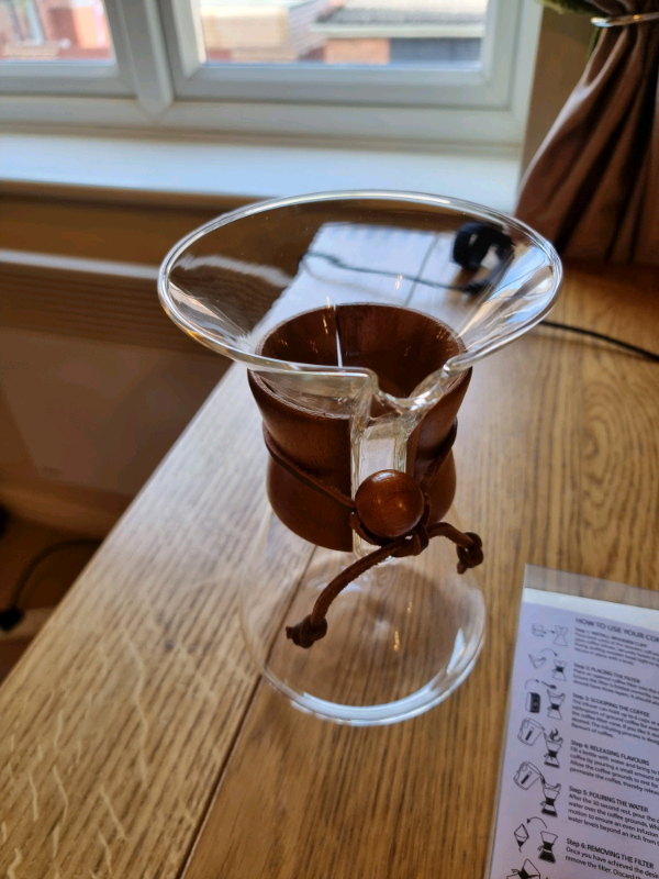 Coffee Infuser Glass 4 Cup Brand New