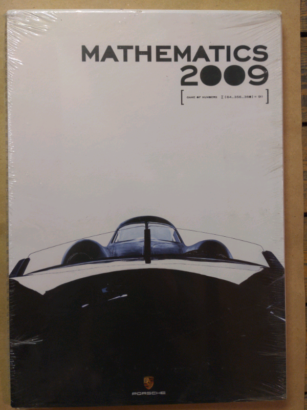 Porsche 2009 Calendar Book Collectors Edition - Sealed & Unopened 