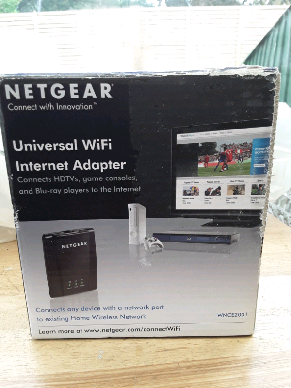 NETGEAR UNIVERSAL WIFI  INTERNET  ADAPTER