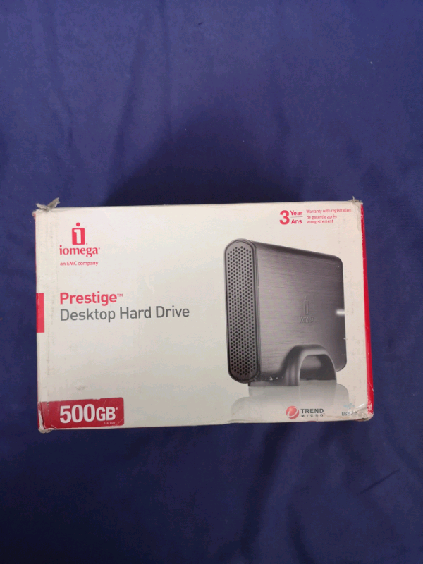 Iomega Prestige Portable Hard drive (brand new boxed). Ideal gift. 