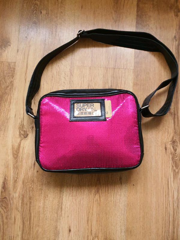 Superdry sequin bag unused.