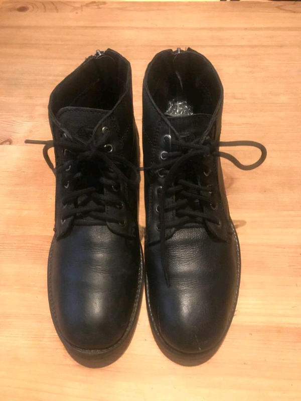 Male boots UK 8/42 EU leather black  Xti