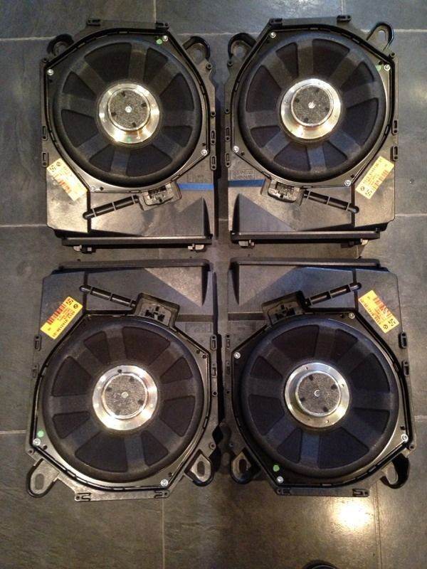 BMW E90, E92, E93, E60, E61 LOGIC 7 UNDER SEAT AMP, SUBWOOFERS & SPEAKERS