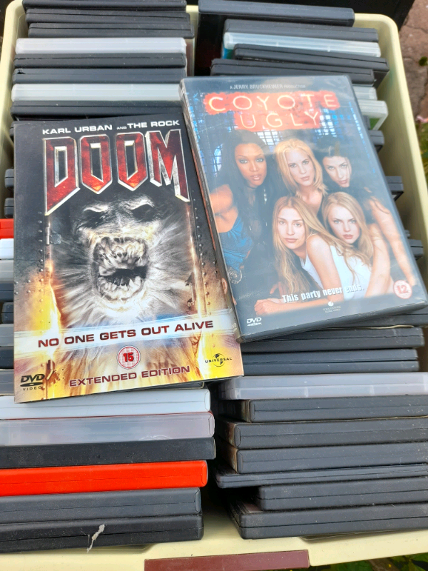 Selection over 100 dvds