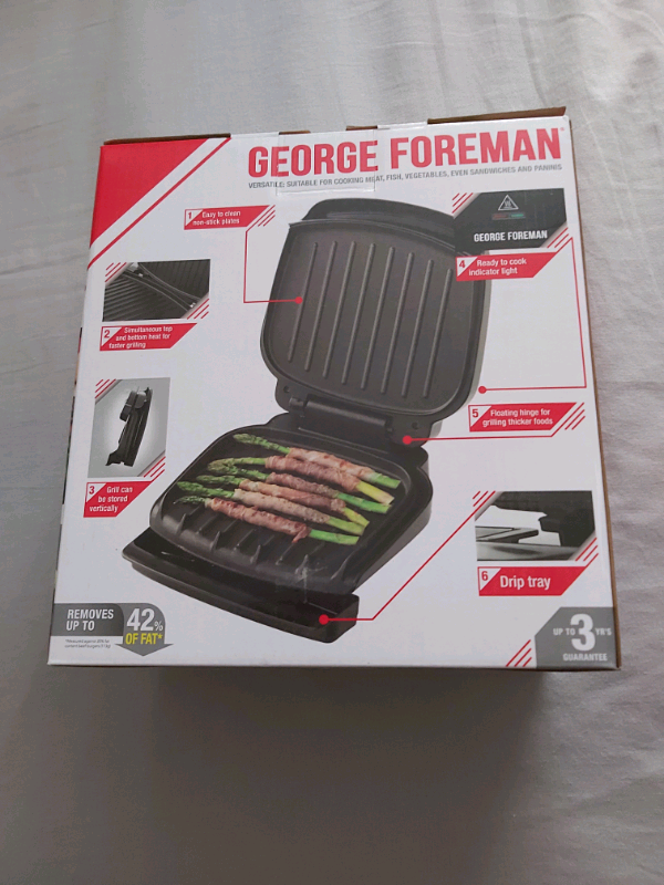 GEORGE FOREMAN COMPACT GRILL Brand new 