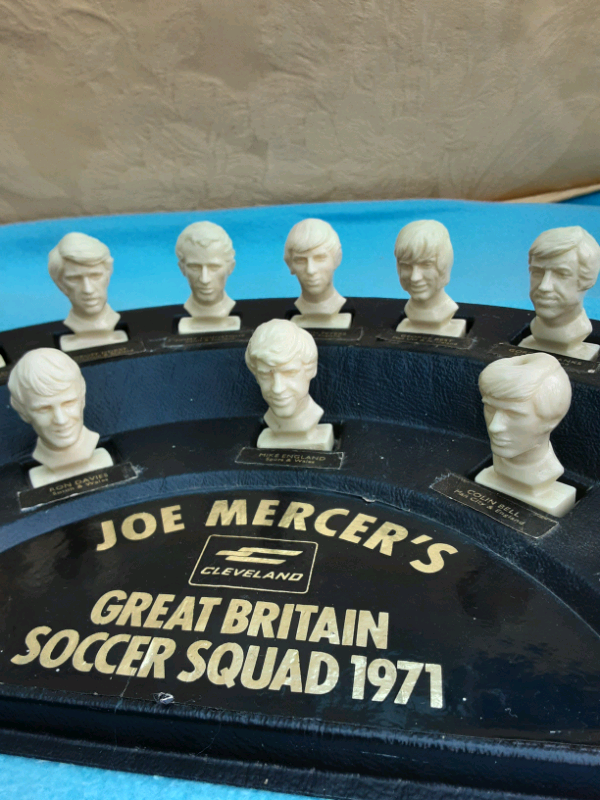 Joe Mercer GB Soccer Squad Display