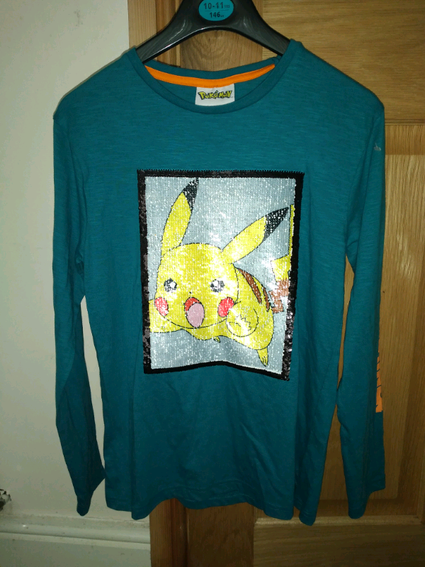 Boys Pokémon Sequin Shirt - 11 years