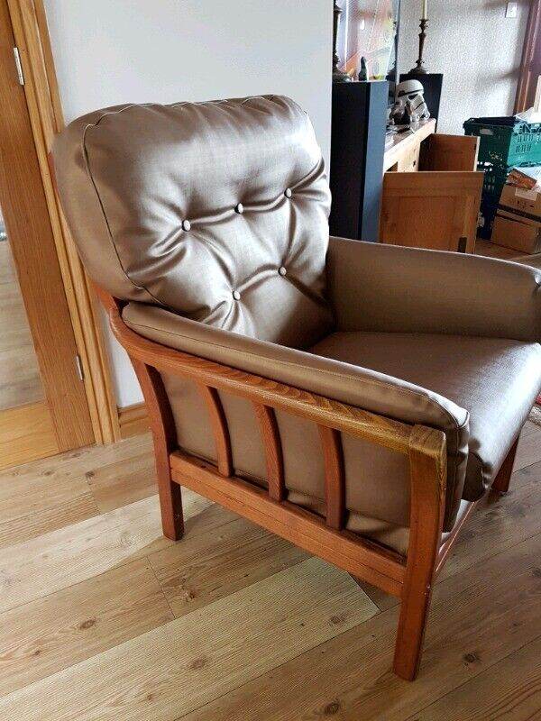 **£195** Cintique Designer Chair Newly Reupholstered