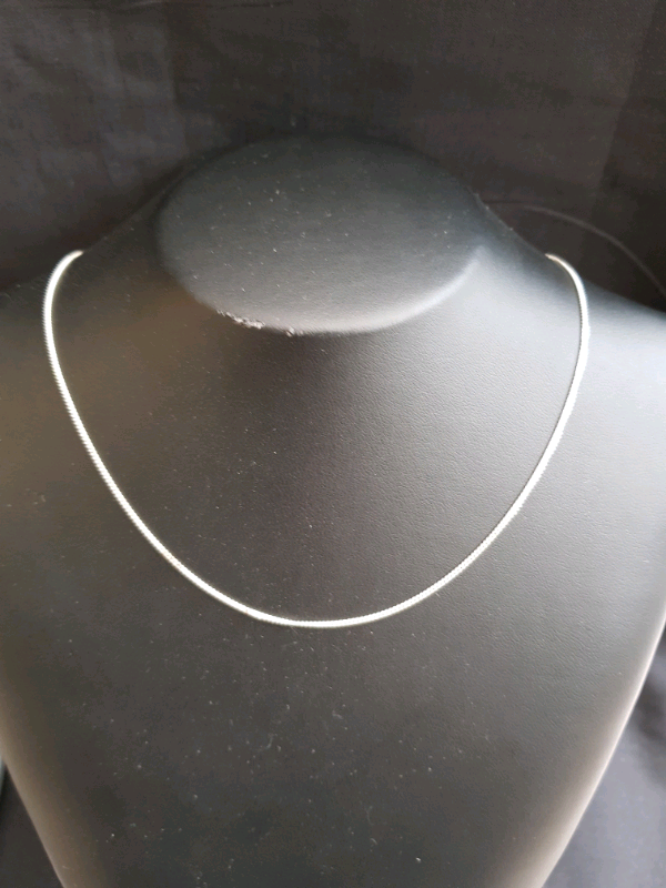 925 silver necklace chain jewellery (16")