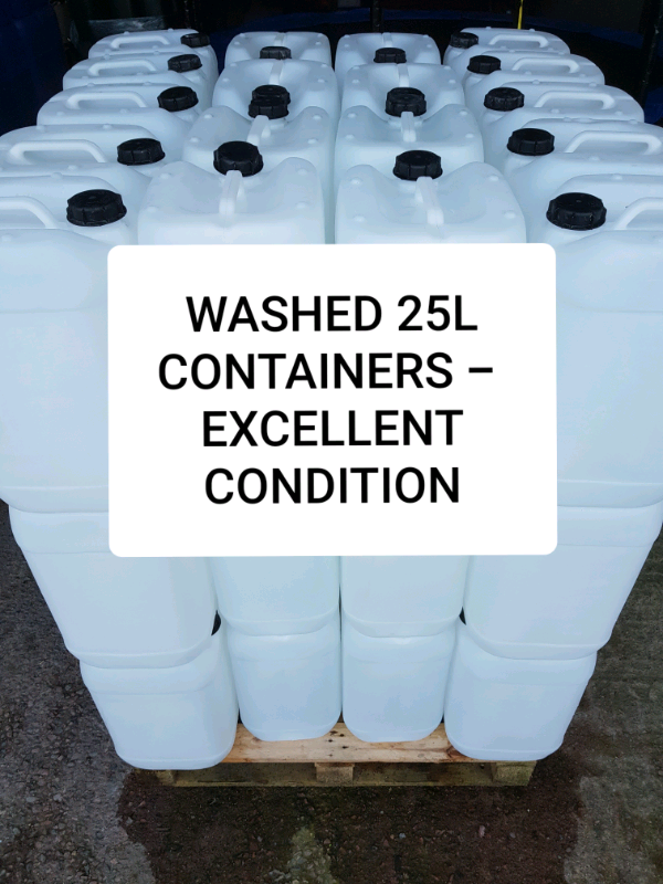 25 L 25 LITRE 25L OIL JARS FUEL DRUMS PLASTIC CONTAINERS BARRELS