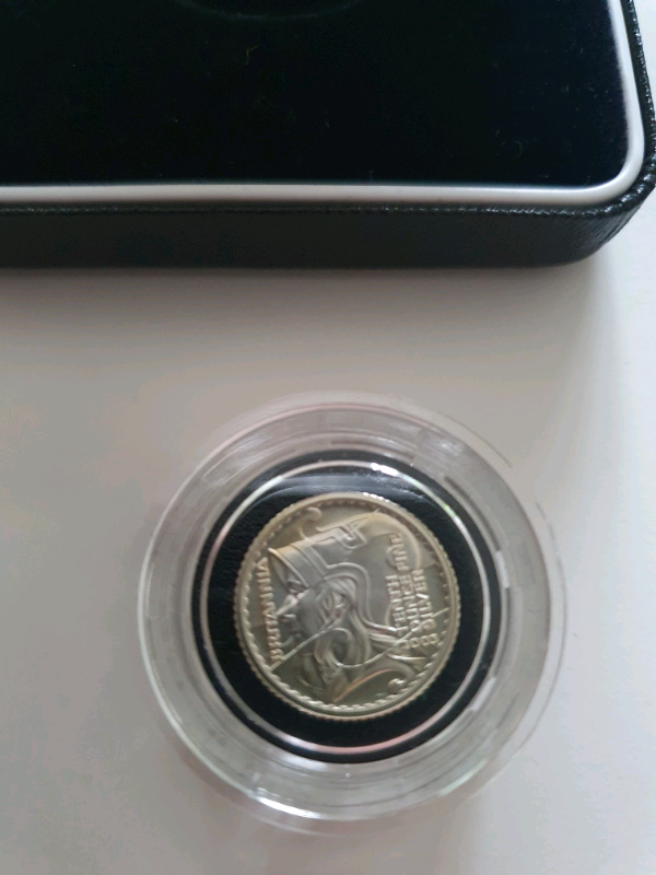 2003 silver Britannia 20p coin