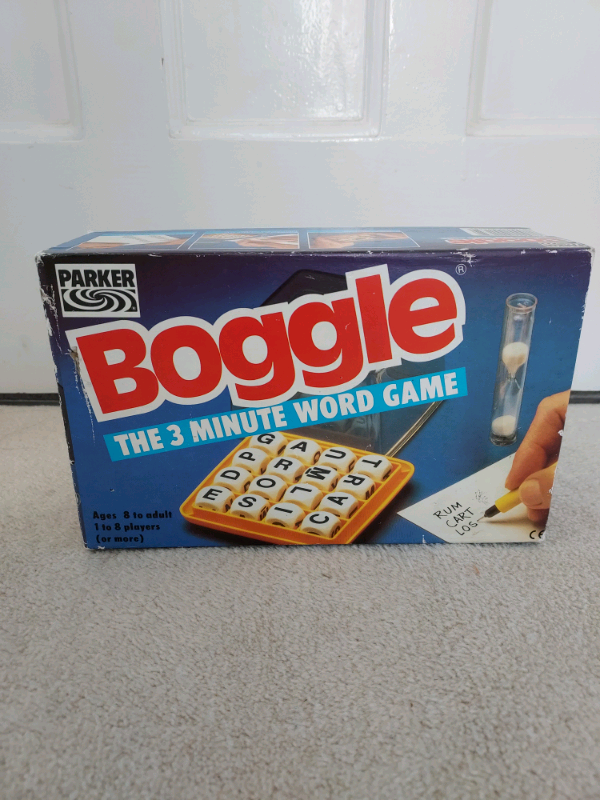 Boggle 3 minute word game