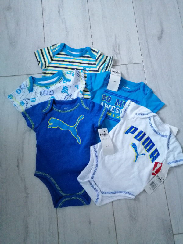 Puma bodysuits 6-9mths