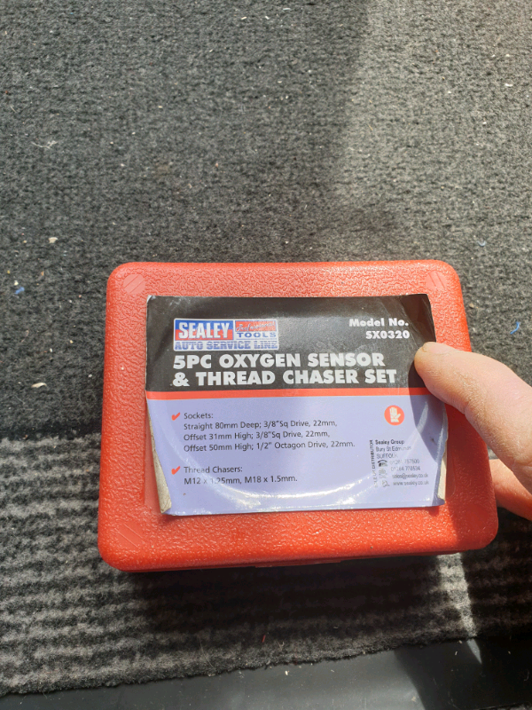 Sealey 5pc Oxygen Sensor  & Thread Chaser Set