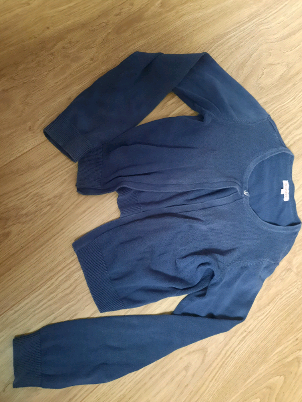 Blue zoo 11-12 navy bolero cardigan.