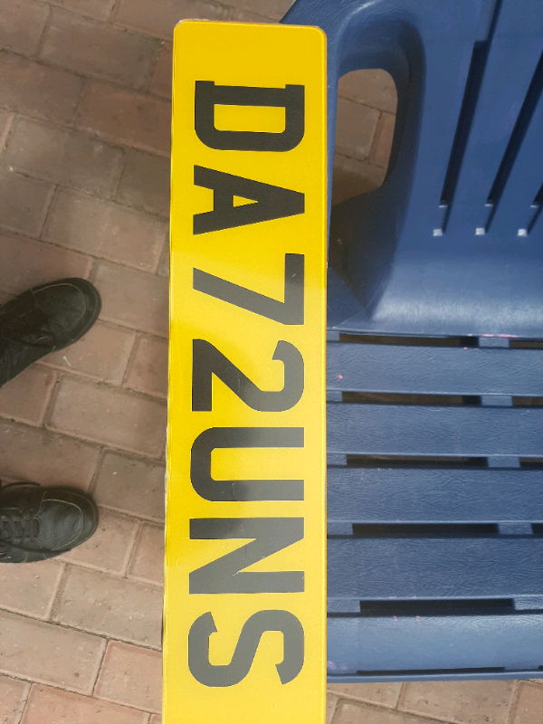 Cherished number plate 